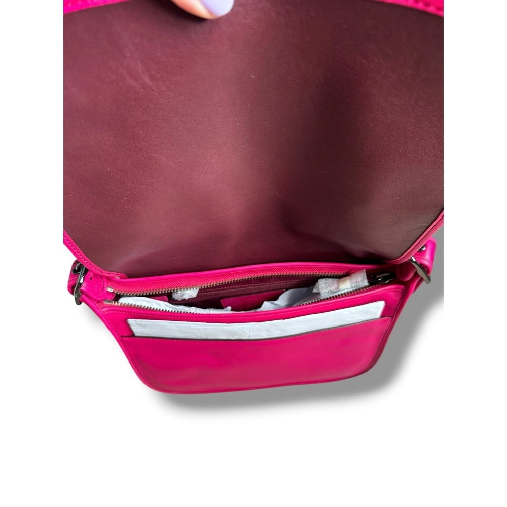 Coach 75th Anniversary Pink Raspberry Crossbody Shoulder Bag Limited Edition - Picture 5 of 9